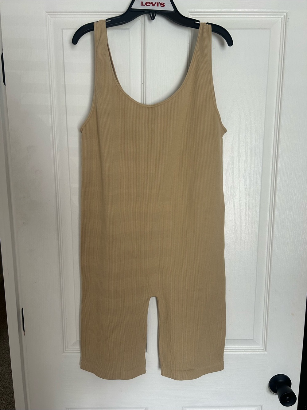 Forever 21 Beige Tank Short Bodysuit